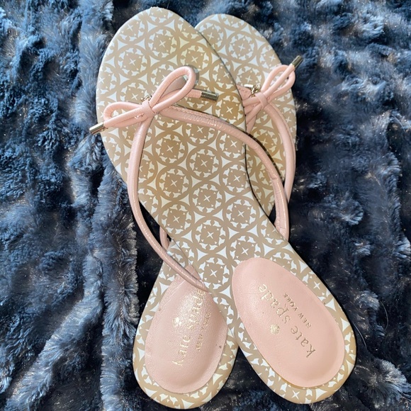 Kate Spade Pink Bow Mistic Sandal 8.5 - Picture 6 of 10